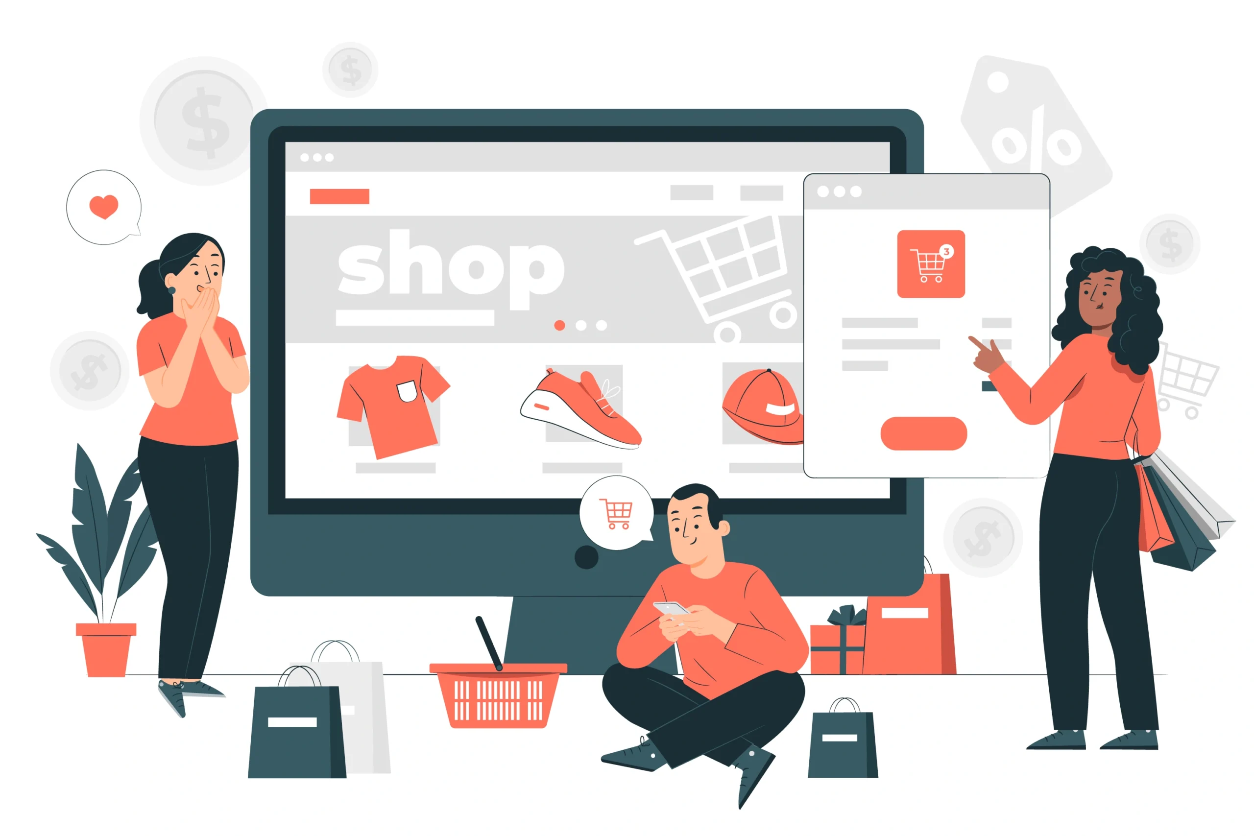 Magento Hosting Illustration